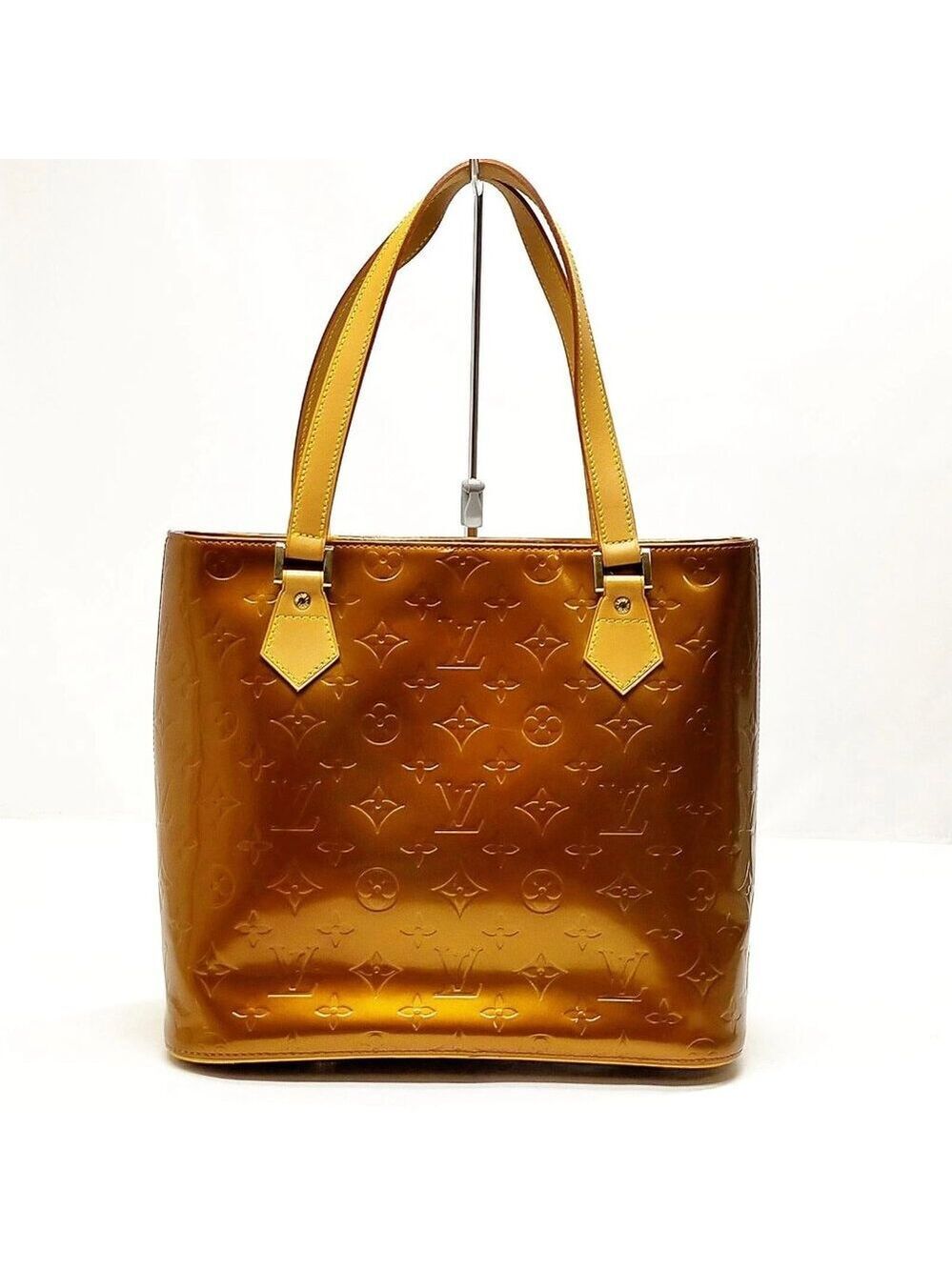 Louis Vuitton LV Hand Bag Houston Brown Vernis 360-053025